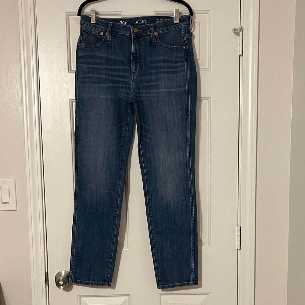 J. Crew 9” vintage slim straight jeans